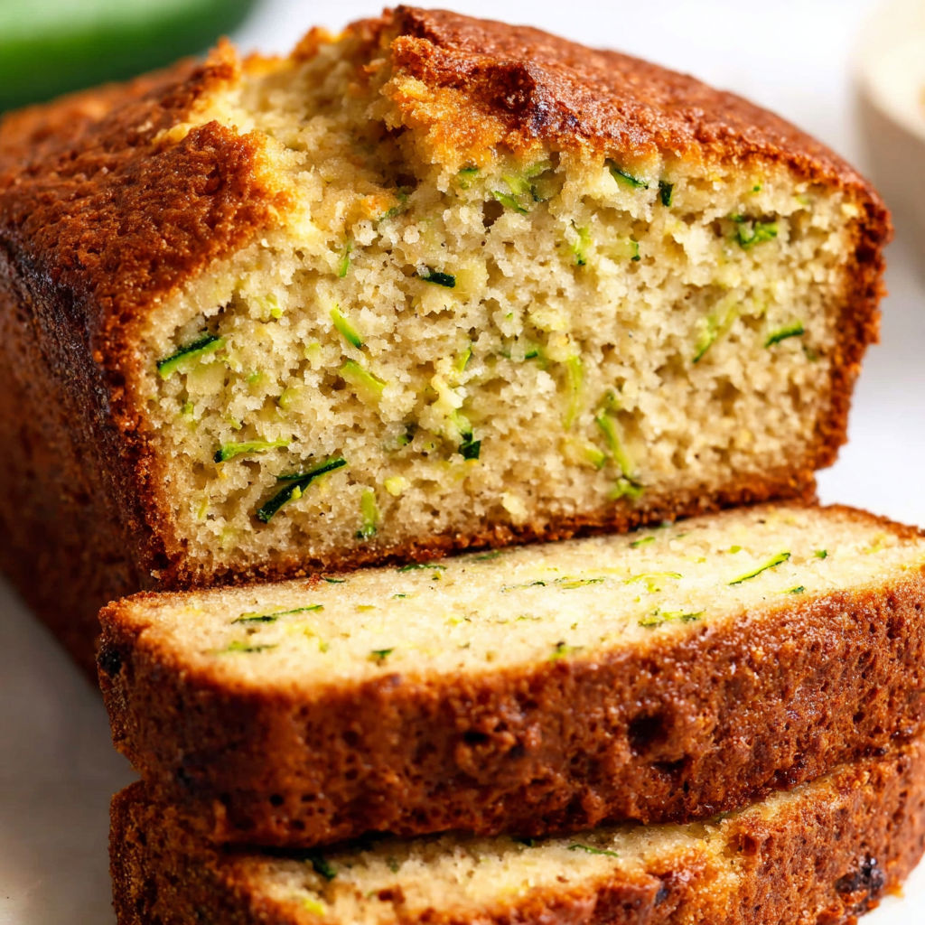 A slice of sourdough bread with zucchini.