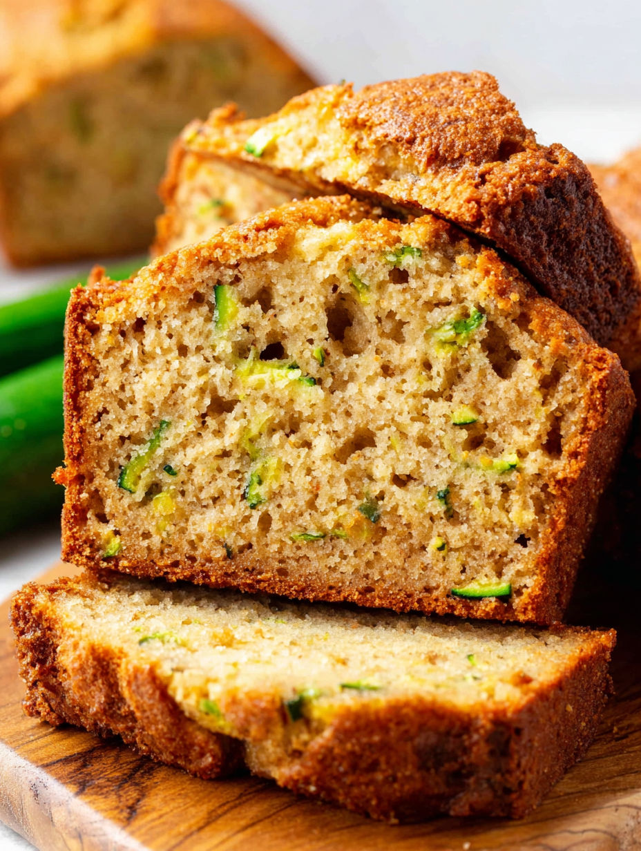 A slice of zucchini bread.