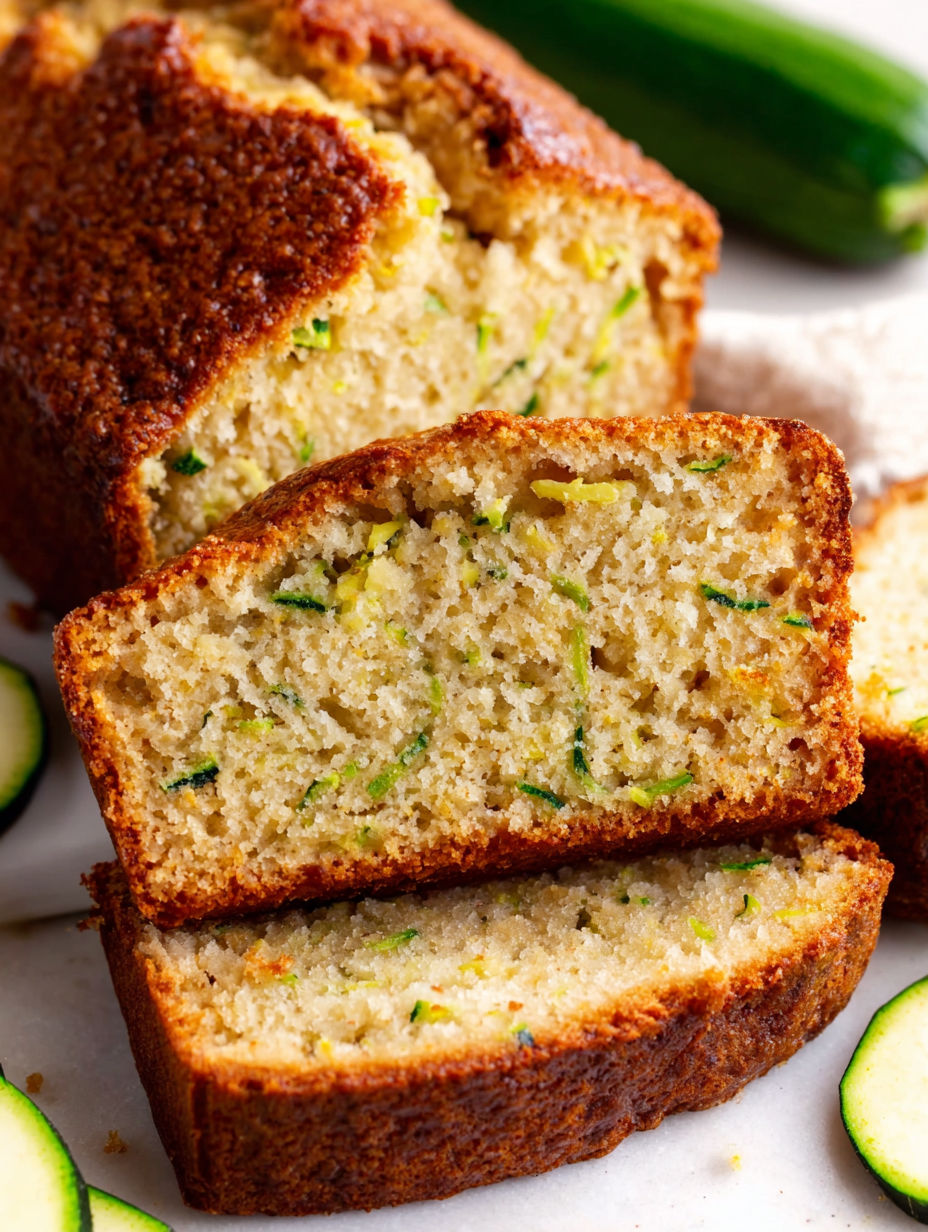 A slice of zucchini bread.
