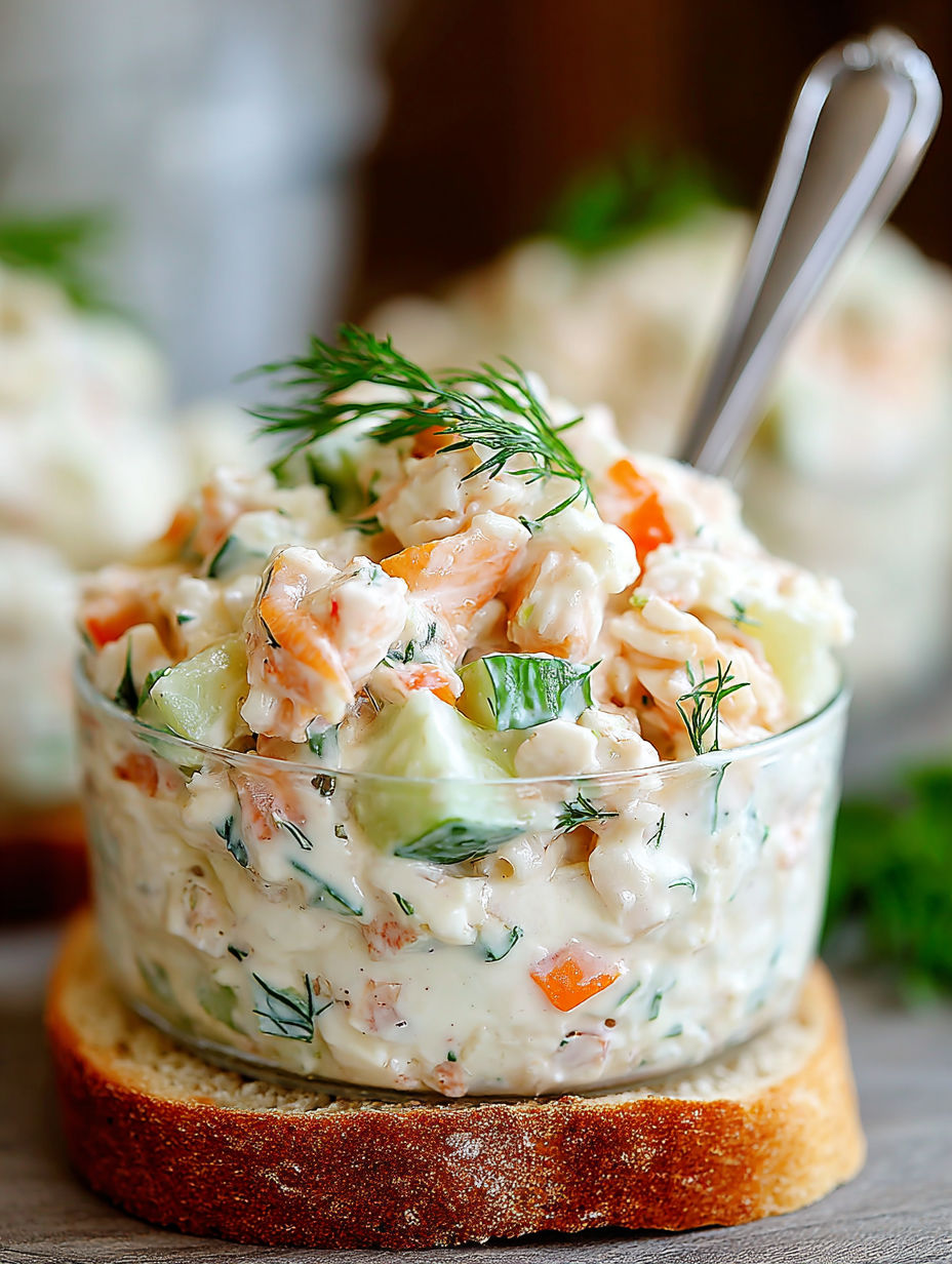 A delicious crab salad recipe for every gathering.