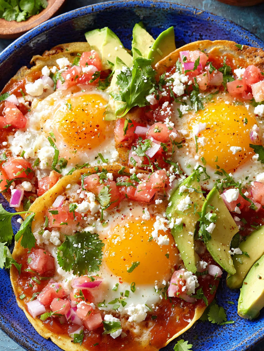 A plate of food with eggs, tomatoes, and avocado.
