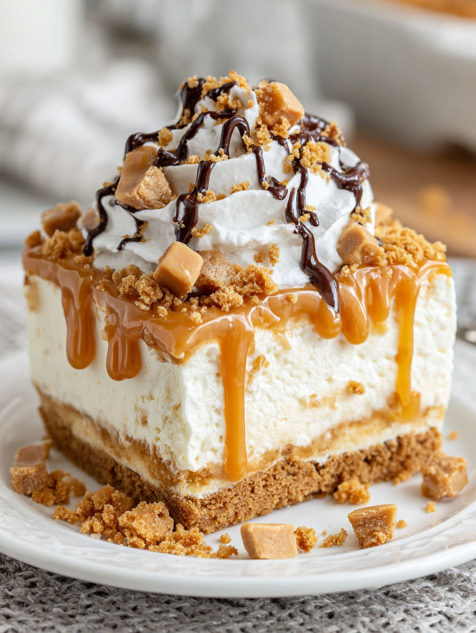 A slice of butterscotch delight.