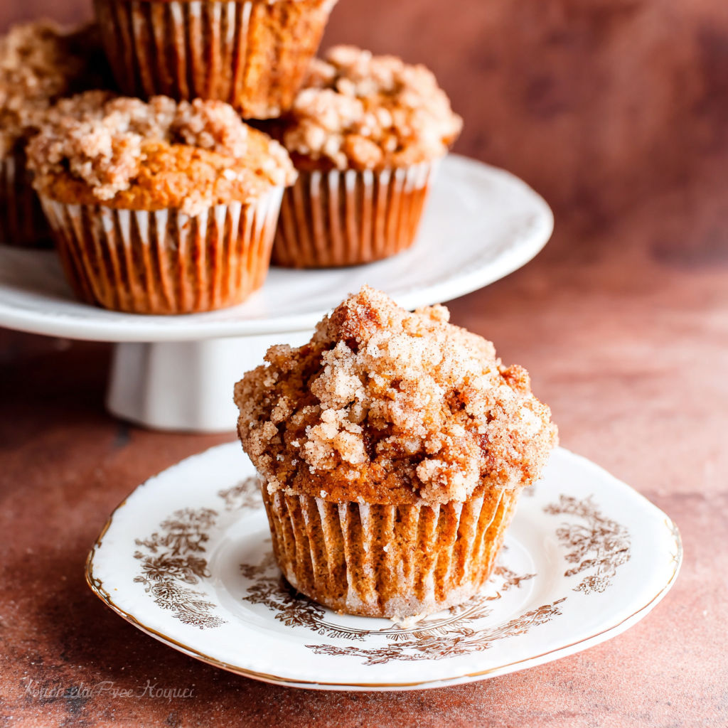 A plate of muffins with a white plate underneath.