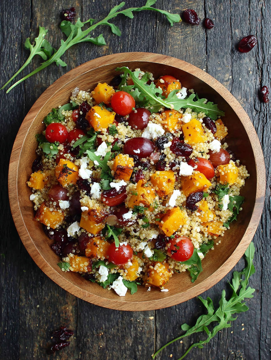 A bowl of food with a variety of ingredients.