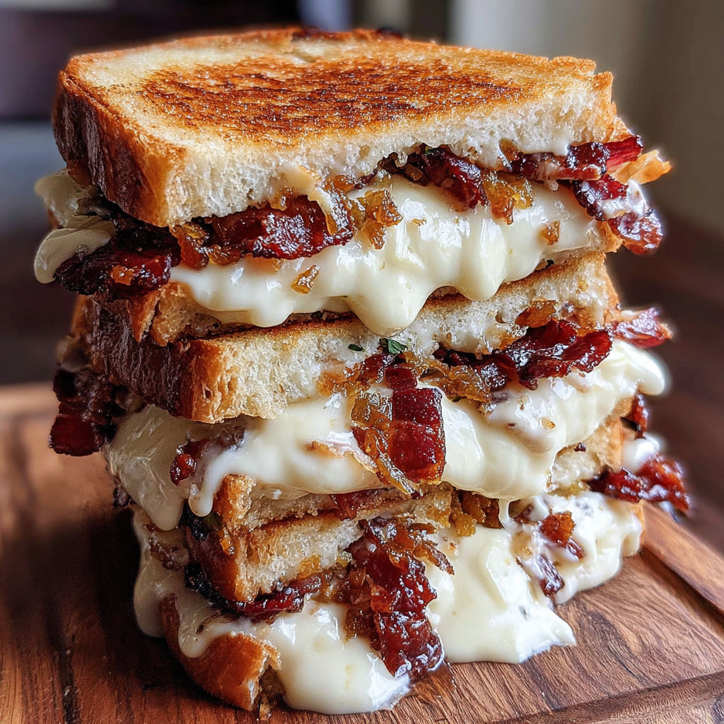 Triple cheese bacon ranch melt.