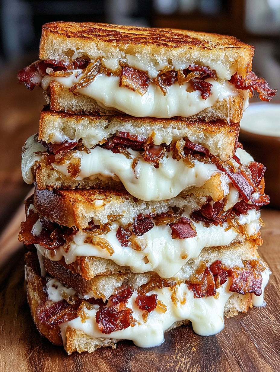 Triple cheese bacon ranch melt.