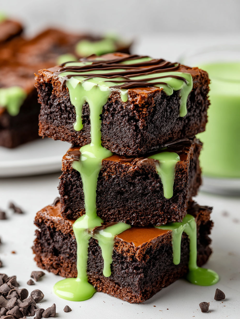 Green Monster Brownies.