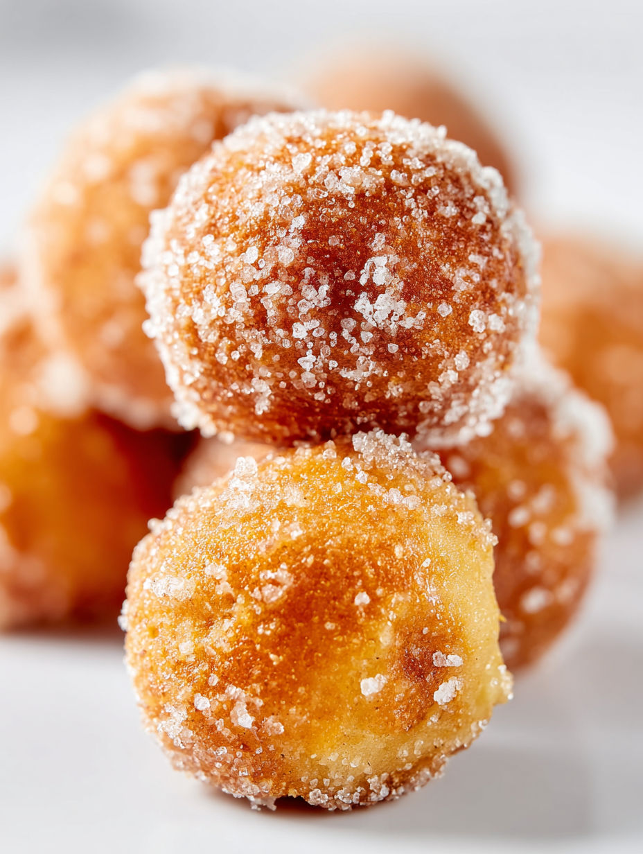 Air fryer pumpkin donut holes.