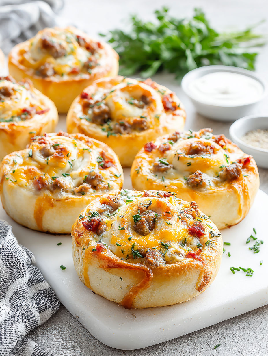 French Onion Breakfast Rolls.