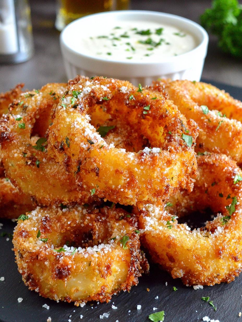 Mozzarella sticks on a plate.