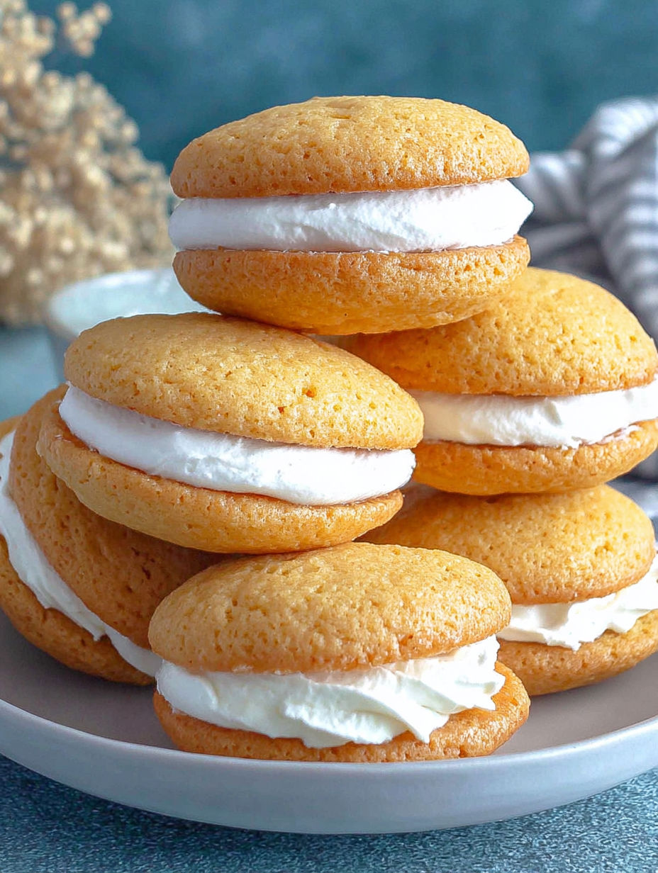 Fluffy fruity whoopie pies that taste.