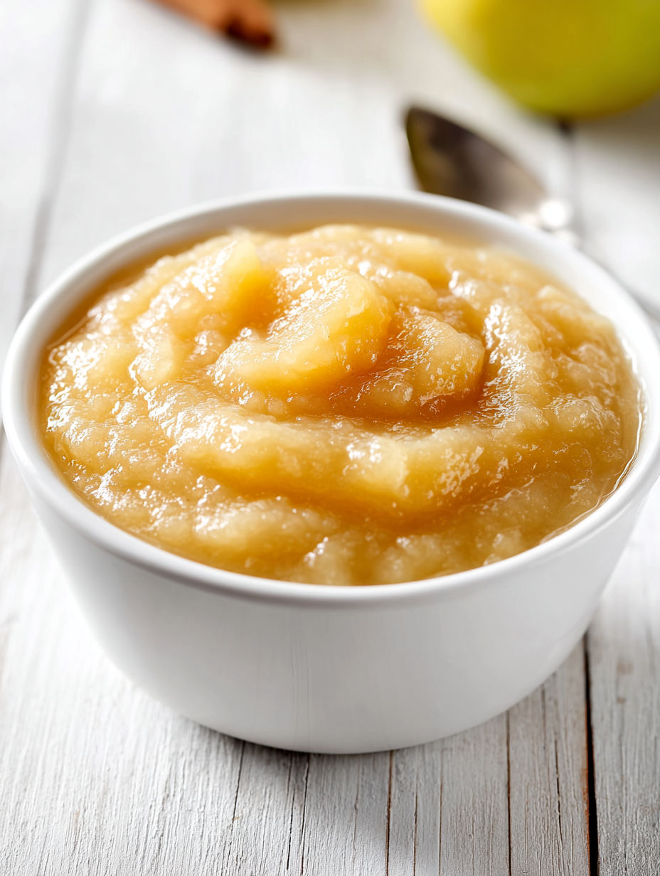 A bowl of food with a spoon in it.