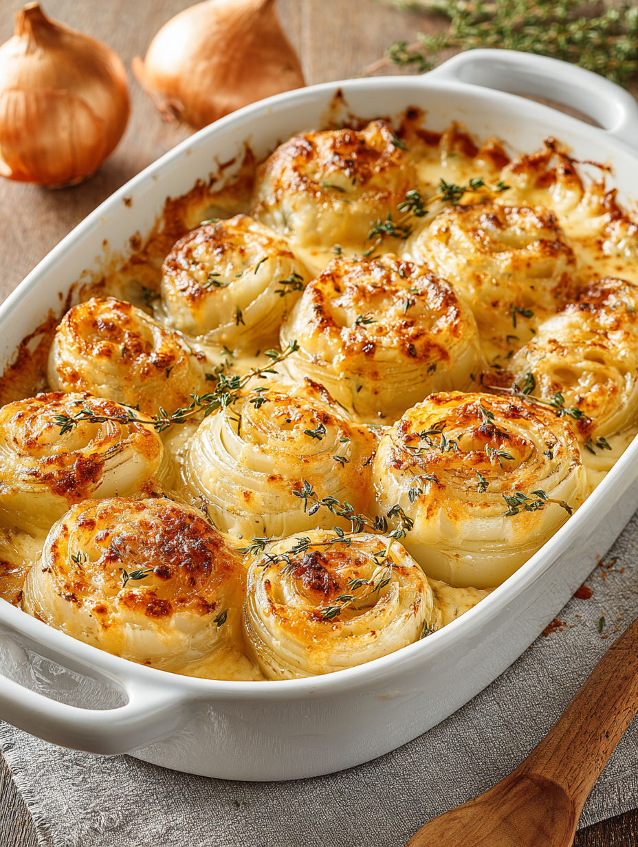 A dish of food with the word Tennessee onions on it.