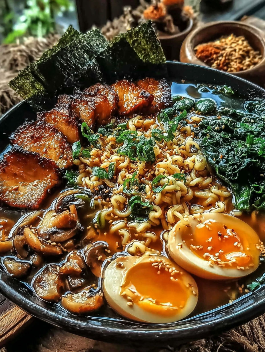 A bowl of high protein Gordon Ramsay ramen.