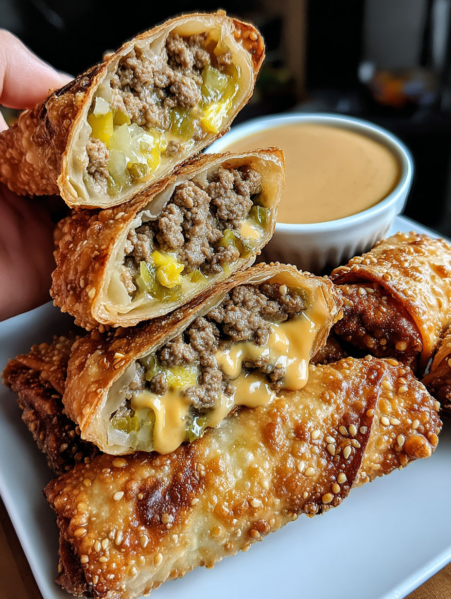 A plate of food with a bowl of sauce.