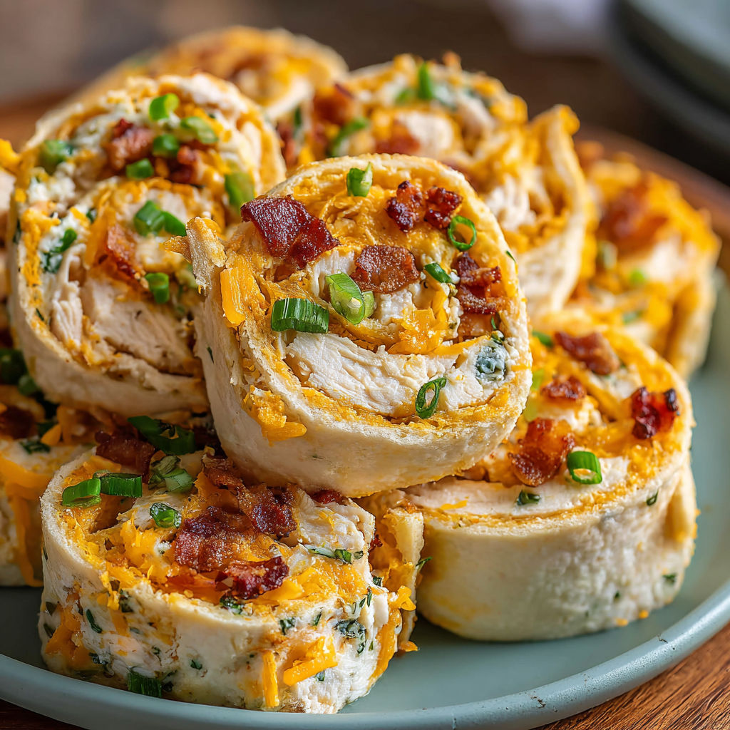 Crack chicken pinwheels with bacon.