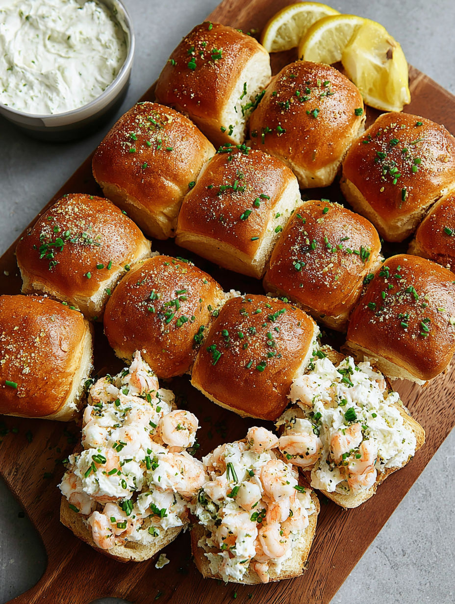 A plate of mini shrimp rolls.