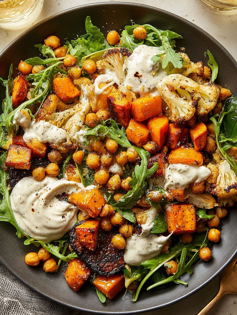 A bowl of food with a variety of ingredients.