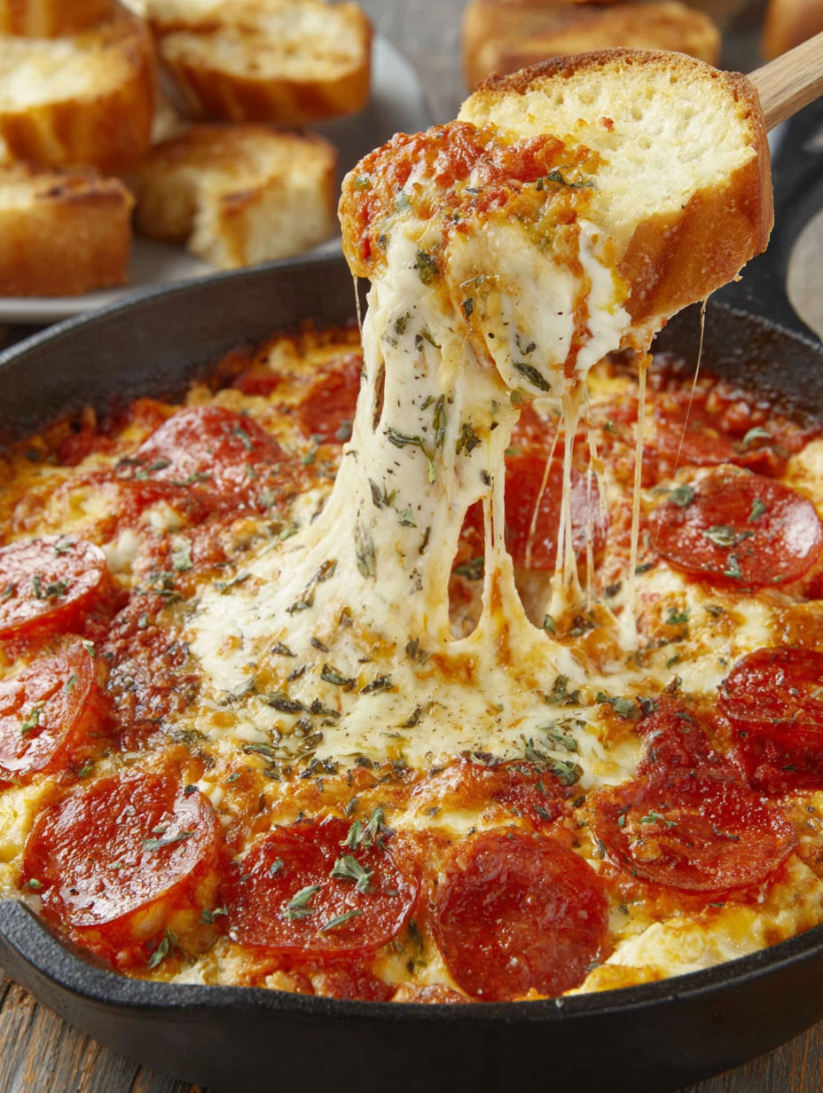 A pizza with cheese and tomatoes.