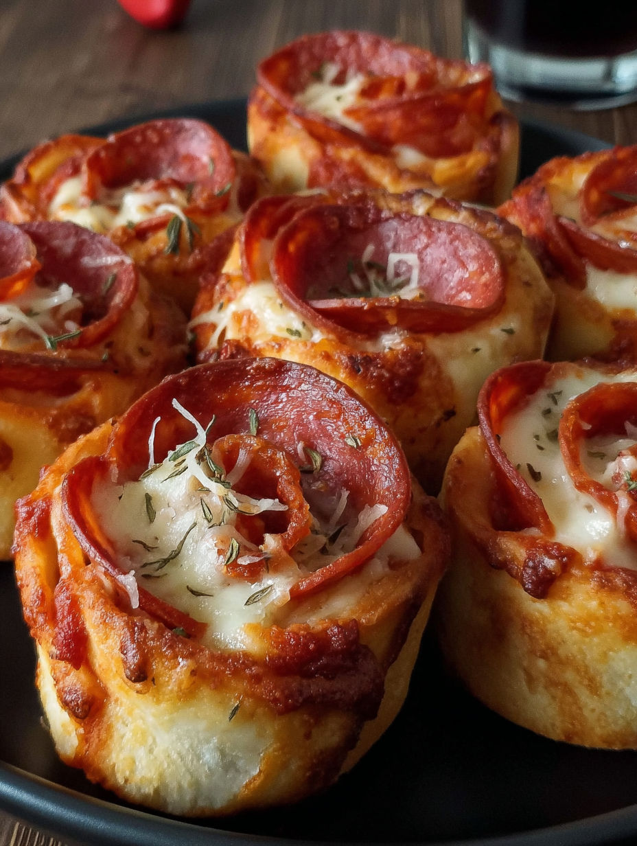 A plate of pizza with pepperoni and cheese.