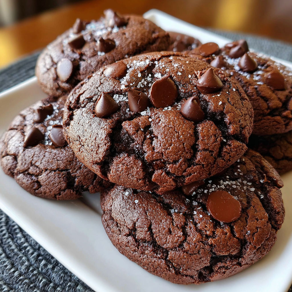 Chocolate Valentines Cookies.