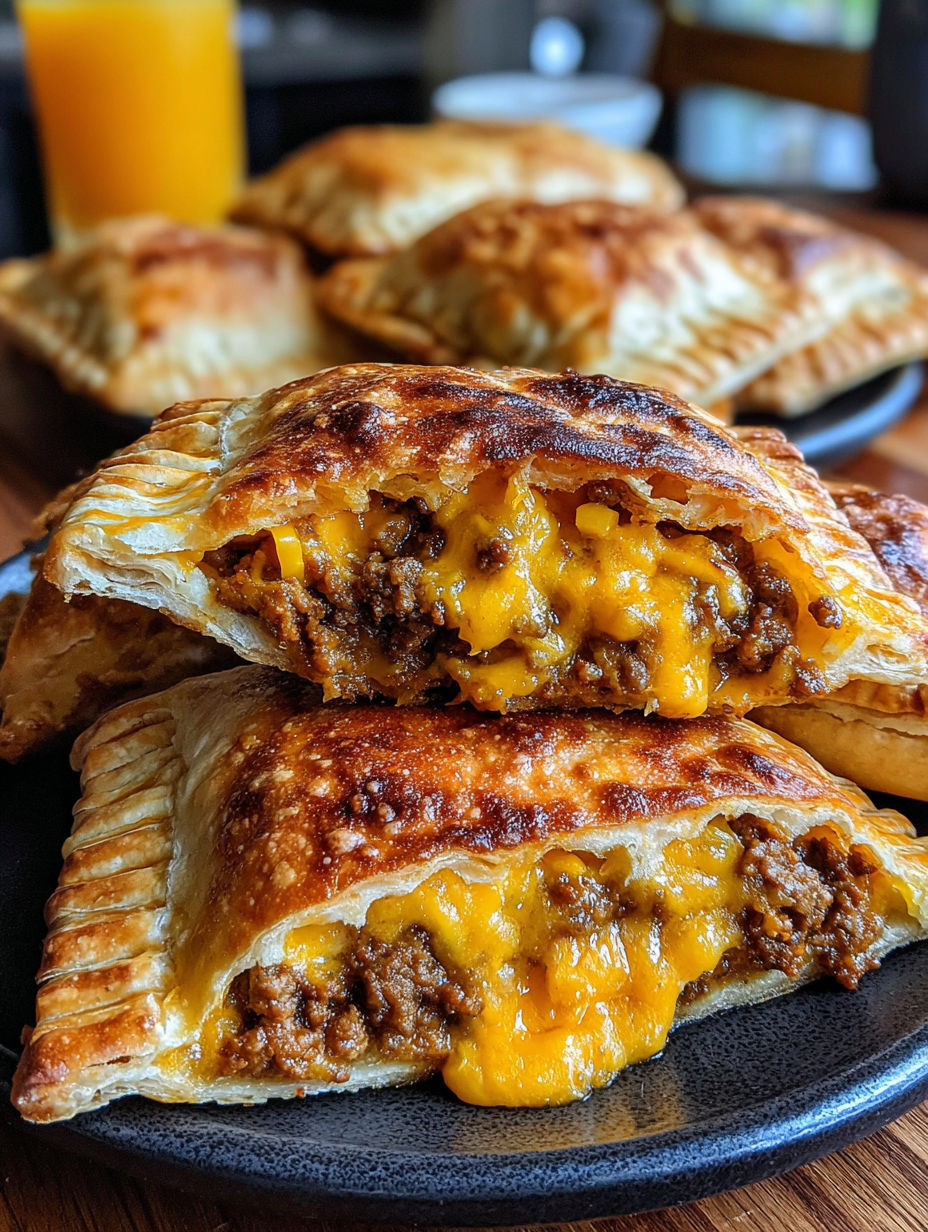 A plate of savory hand pies.