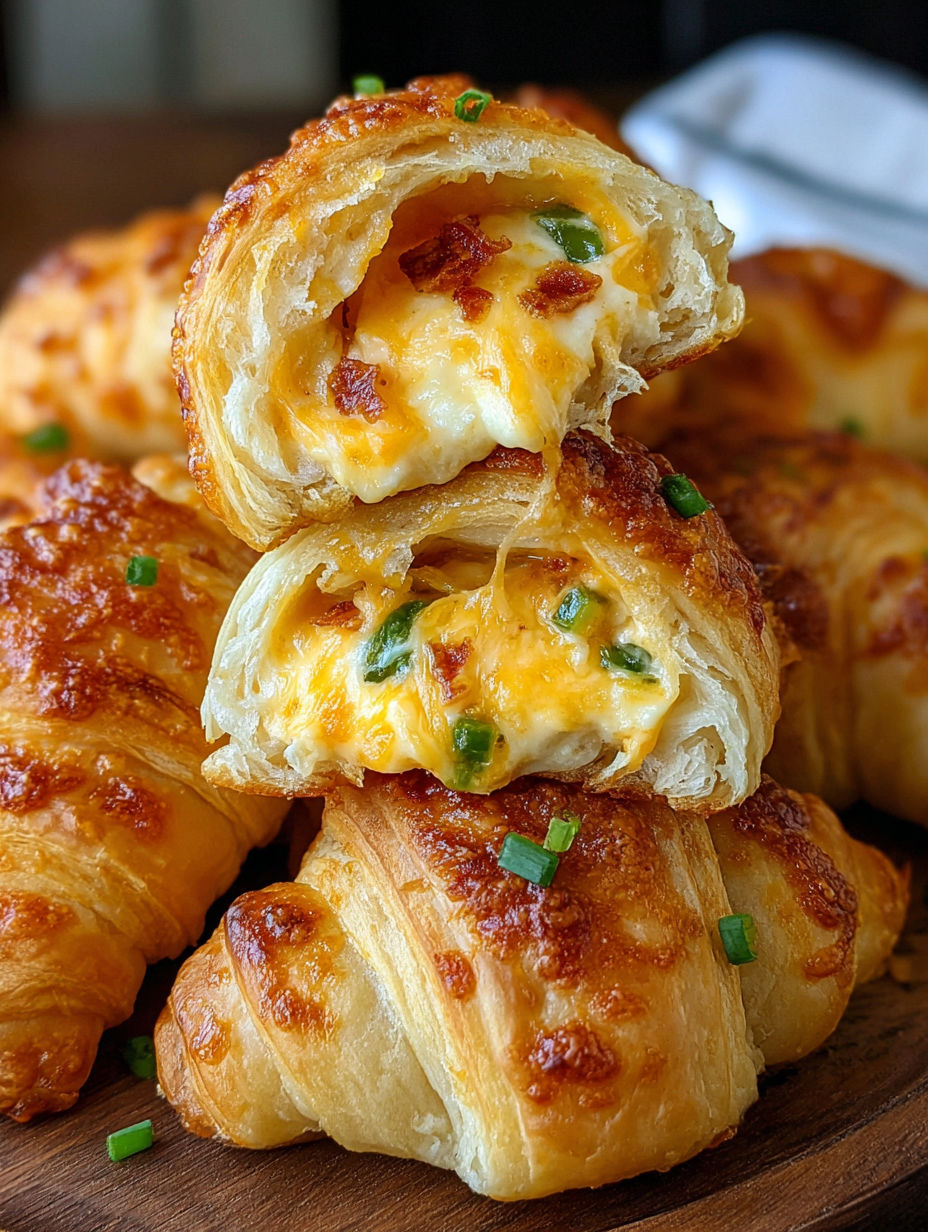 Jalapeño Popper Cheese-Stuffed Crescent Bites.