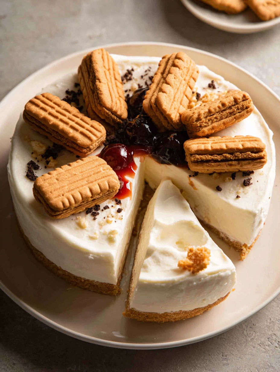 A slice of viral Japanese yogurt cheesecake.