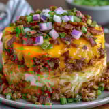 A delicious mountain man crock pot breakfast.