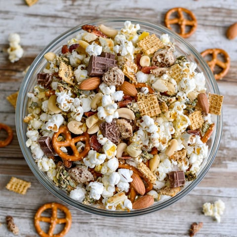 A bowl of popcorn with various toppings.