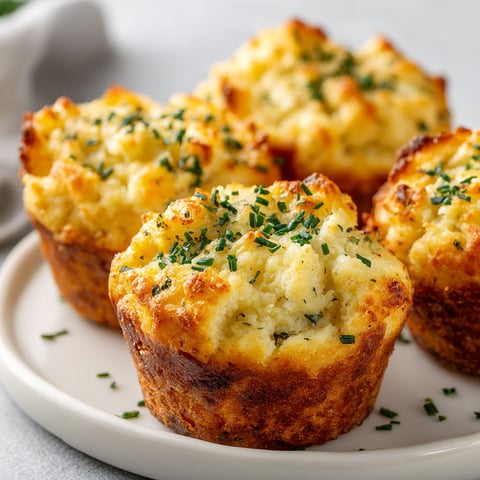 A plate with four muffins on it.