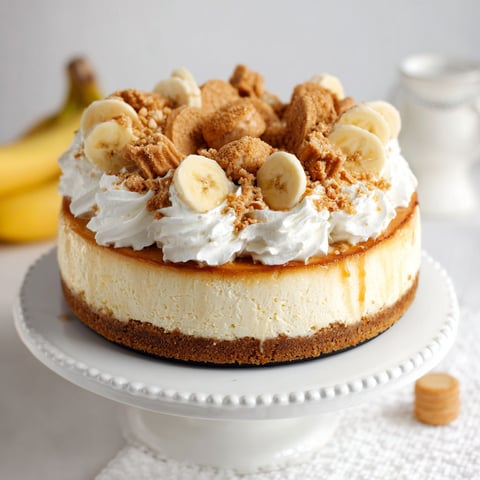 A slice of gluten-free banana pudding cheesecake.