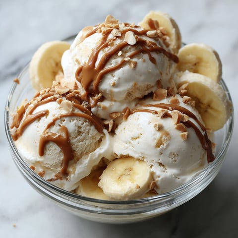 A bowl of banana protein ice cream.