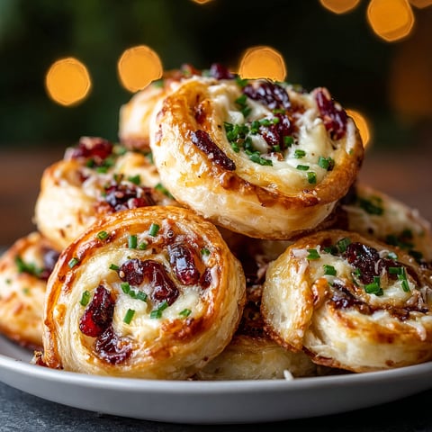 A plate of cranberry cream cheese pinwheels.