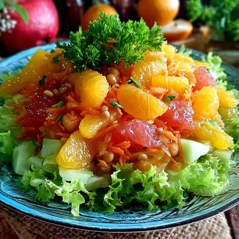 A plate of fresh fruit and vegetables.