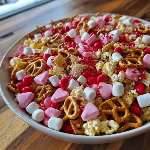 A bowl of salty snacks for kids.